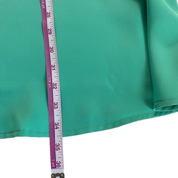 Adrienne Vittadini Teal Sleeveless A-Line Dress Sz M - Picture 6 of 8